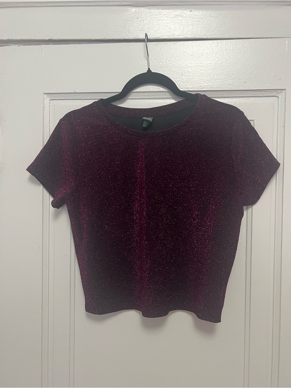 Sparkle Cropped Tee